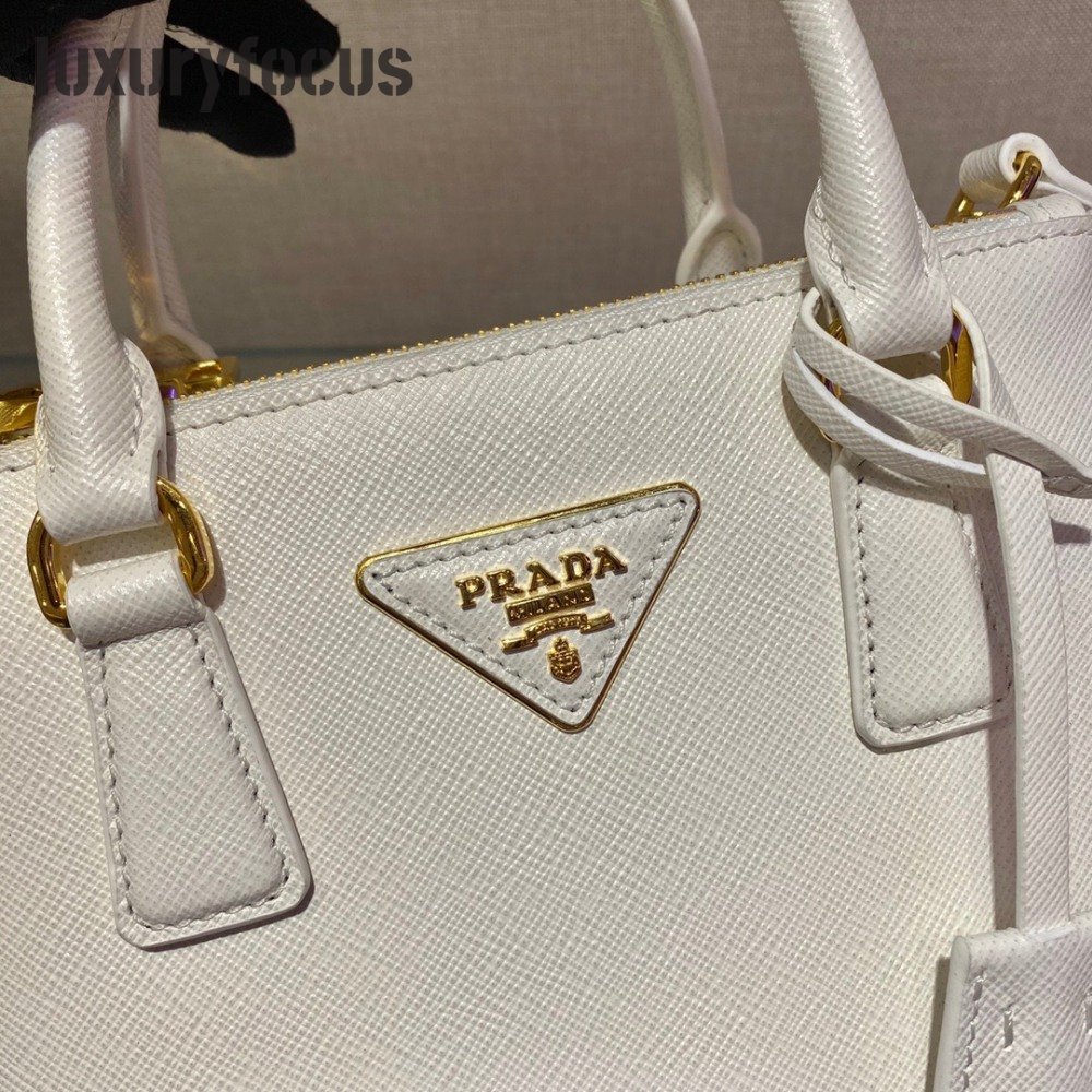 Prada Galleria Saffiano Leather Mini-Bag White 1BA906 [Model_16163528] -  $ : 